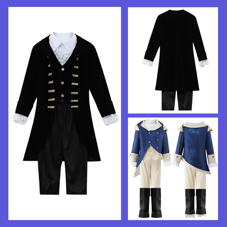 Cross-border cosplay Washington Colony costume Halloween children's costume role-playing performance costume fashion show