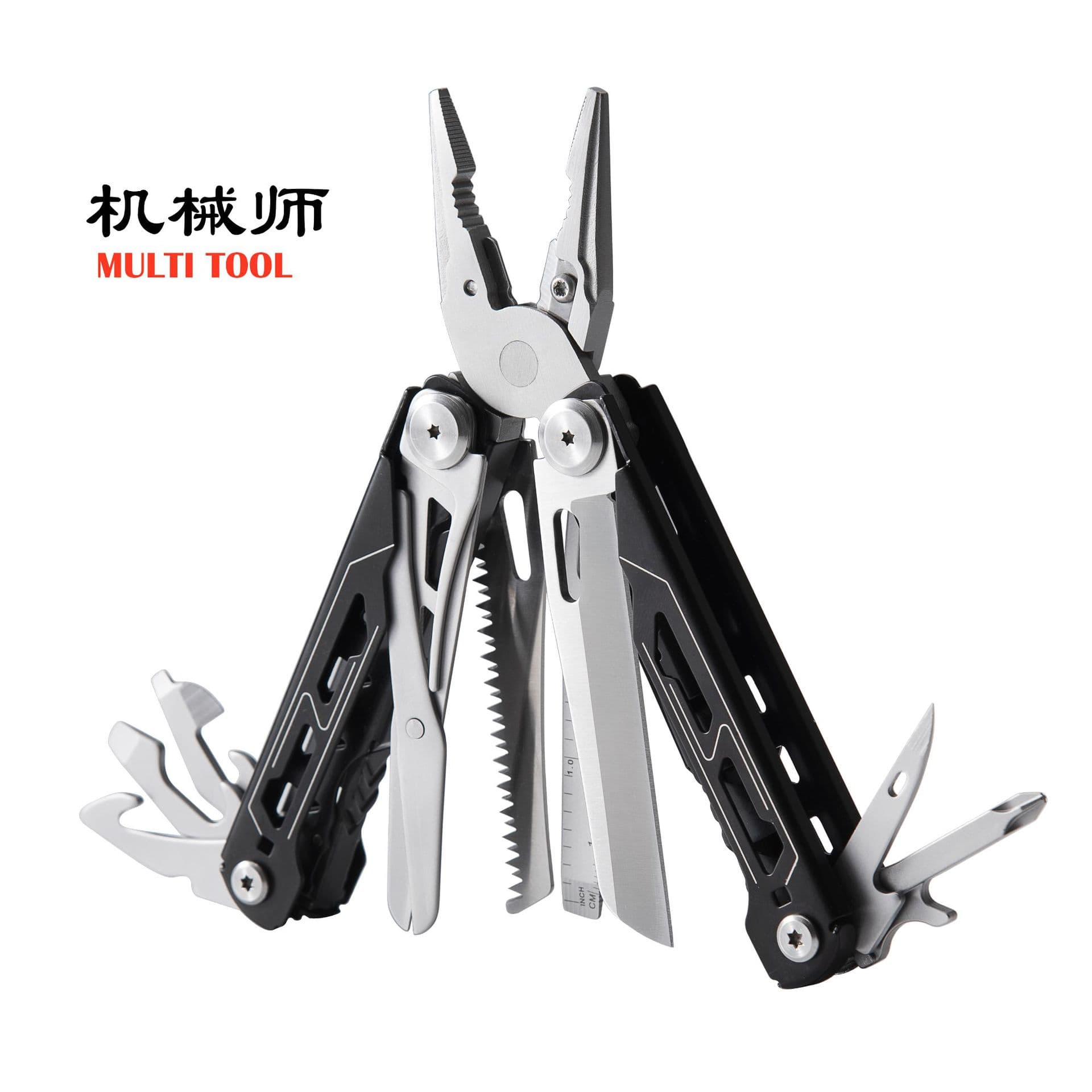 Cross-border Hot Selling Wholesale Multifunctional Pliers Stainless Steel Folding Portable Outdoor Camping Tactical Multi-tool Pliers