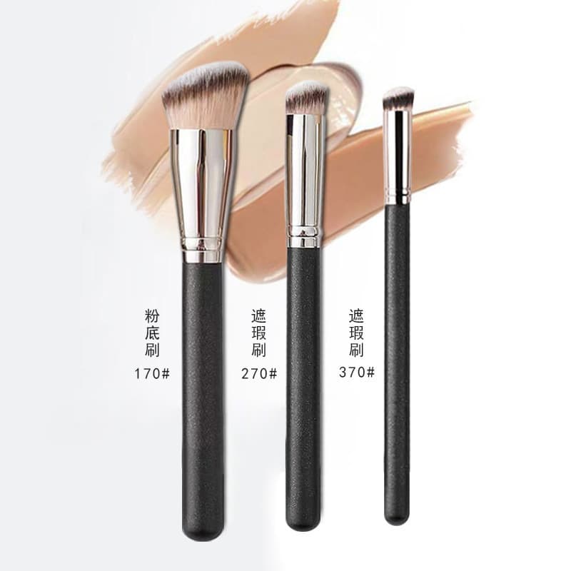 Soft Bristle Flat Head Concealer Brush No Trace Foundation Brush Square Head Powder Brush for Beginners Cosmetic Makeup Brush