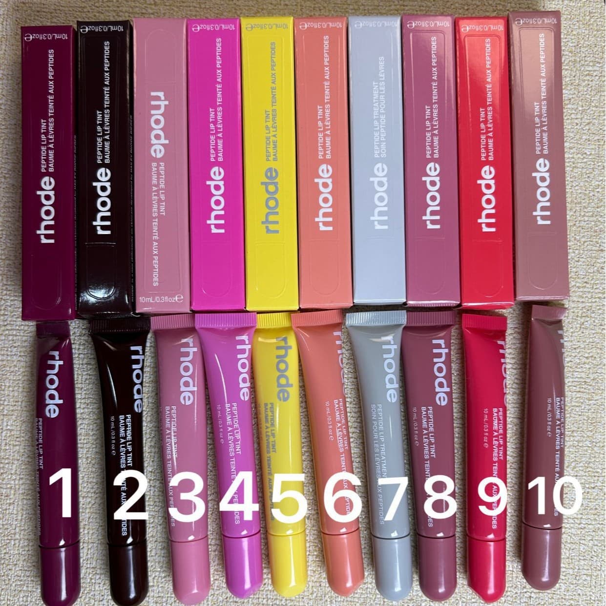 Rhode Hailey lipstick, celebrity-endorsed lipstick, blush, lip balm, best-selling American lip gloss