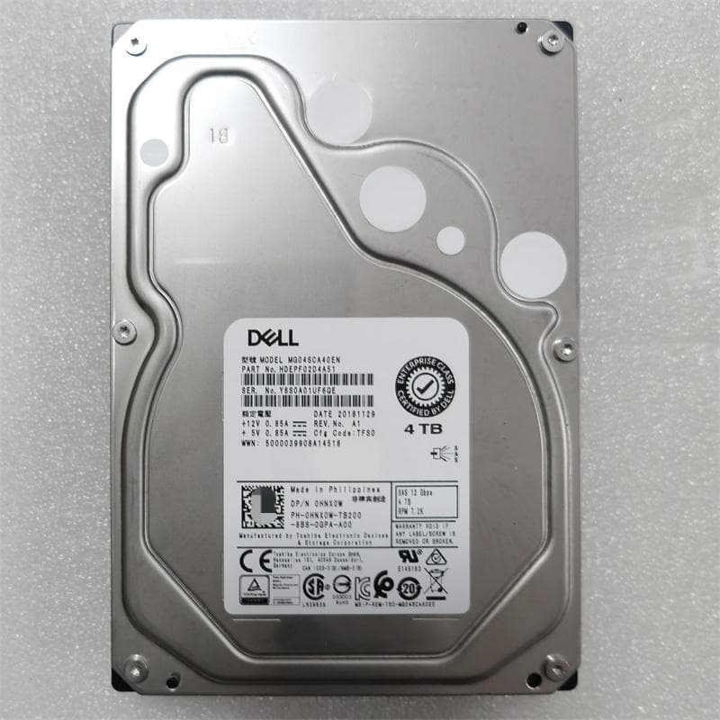Compatible with DELL MG04SCA40EN 4T server hard drive, SAS 3.5-inch 7.2K 12G