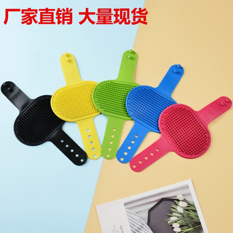 Multi-Function Silicone Pet Comb Dog Bath Brush Massage Glove Cat Fur Remover Comb Table Leg Itch Relief Tool