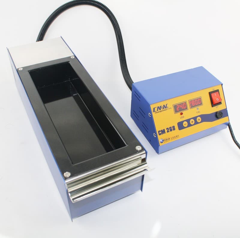Ceramic-Plated Lead-Free Solder Pot 300x100x45mm Transformer Motor Industry Anti-Corrosion High-Temperature Resistant Wear-Resistant