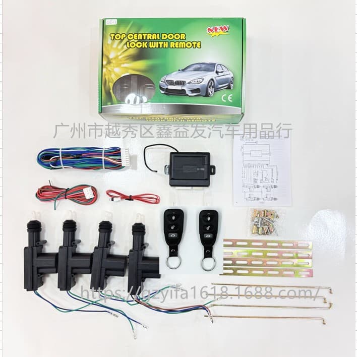 12V Remote Central Lock 4001 Central Lock Remote Lock/Unlock Horn Trunk Window Lift LED Keyless Entry