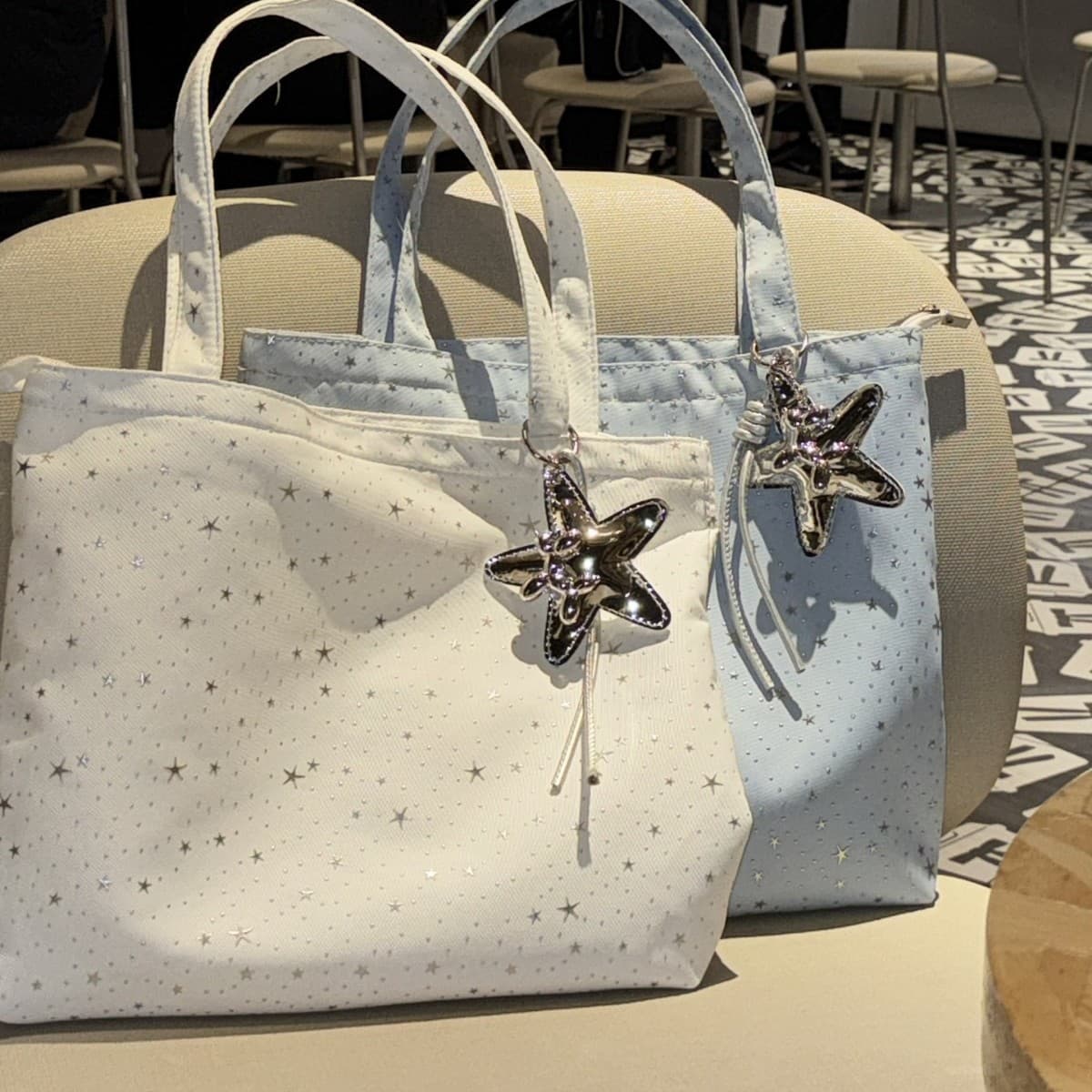 ins star tote bag new Korean large-capacity commuter versatile portable canvas bag lazy style shoulder bag