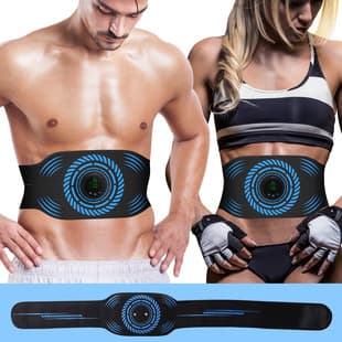 Overseas Cross-Border US Amazon Display Silicone Fitness Belt, EMS Lazy Home Fitness Abdominal Muscle Patch