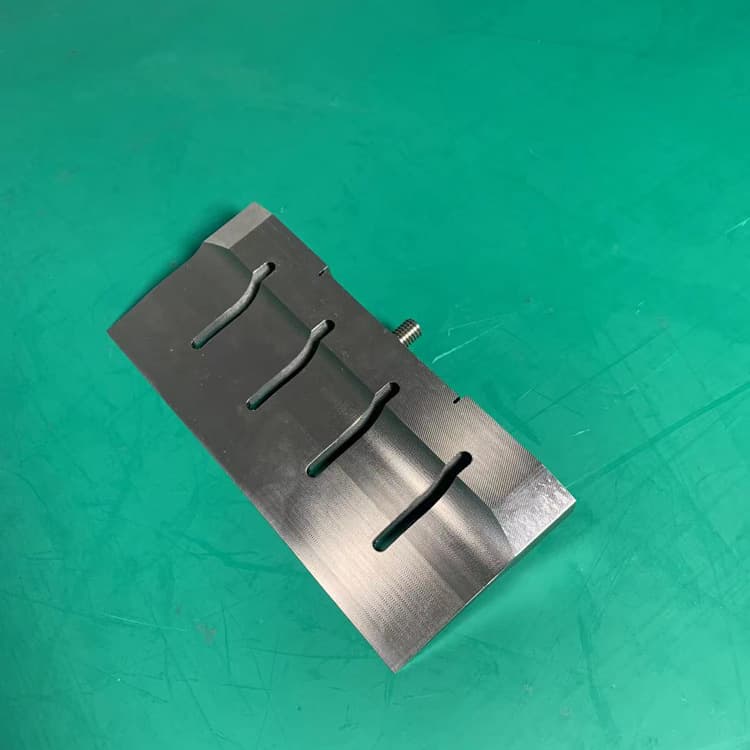 35K ultrasonic round flat head mold, ultrasonic steel welding head manufacturing, fabric cutting welding head processing