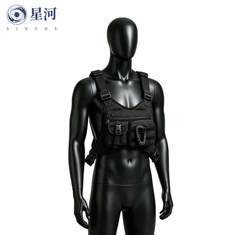 Tactical EDC Chest Pack Outdoor Multi-functional MOLLE Webbing Chest Bag Unisex Hiking Sports Bag Fishing