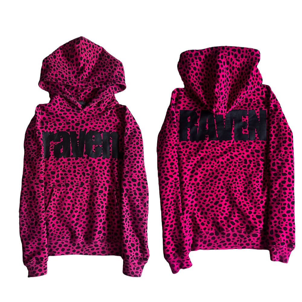 Dark European and American cross-border long-sleeve hooded pullover retro punk letter print Y2K street style loose fit