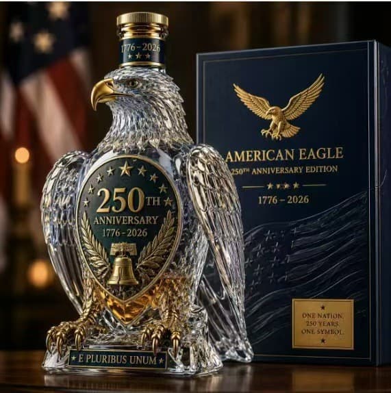 Cross-border American Eagle 250th Anniversary Bottle Eagle Whiskey Bottle