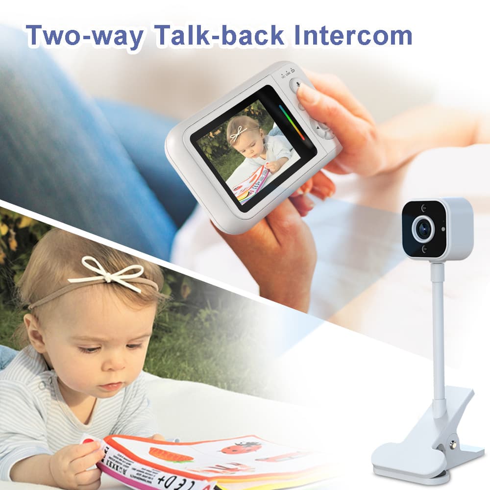 New Baby Monitor Wireless Smart Baby Care Monitor Child Surveillance Camera with Two-Way Audio Talk for Cross-Border