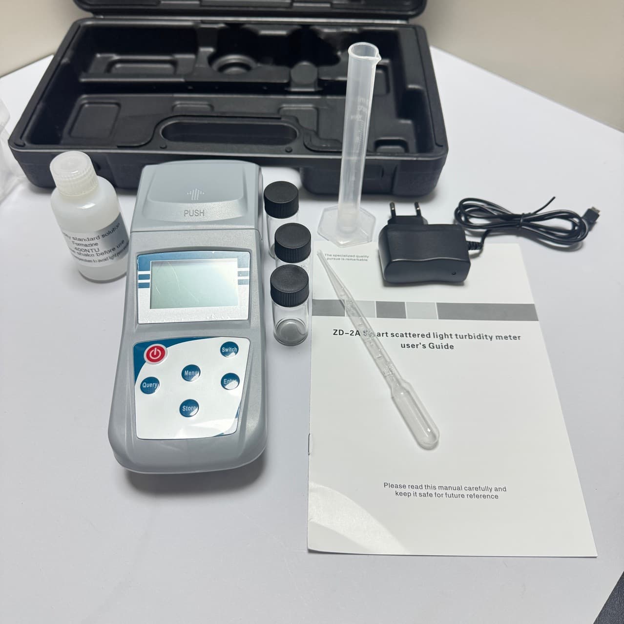 ZD Digital Display Turbidity Meter for Sewage and Tap Water, Portable with QS Certification for Turbidity Measurement