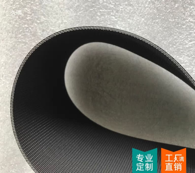 Factory PVC, PU Black Matte Frosted Conveyor Belt, Low-Noise Oil-Resistant Logistics Belt