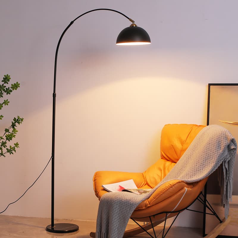 Nordic Simple Living Room Sofa Floor Lamp, Internet-famous High-end Atmosphere Light, Ins-style Bedroom Fishing Lamp Floor Light