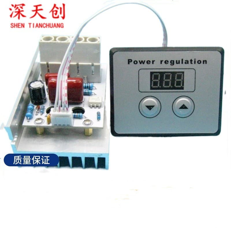10000W Electric Oven Thyristor, High-Power Electronic Digital Voltage Regulator, CNC Dimmer, Speed Controller