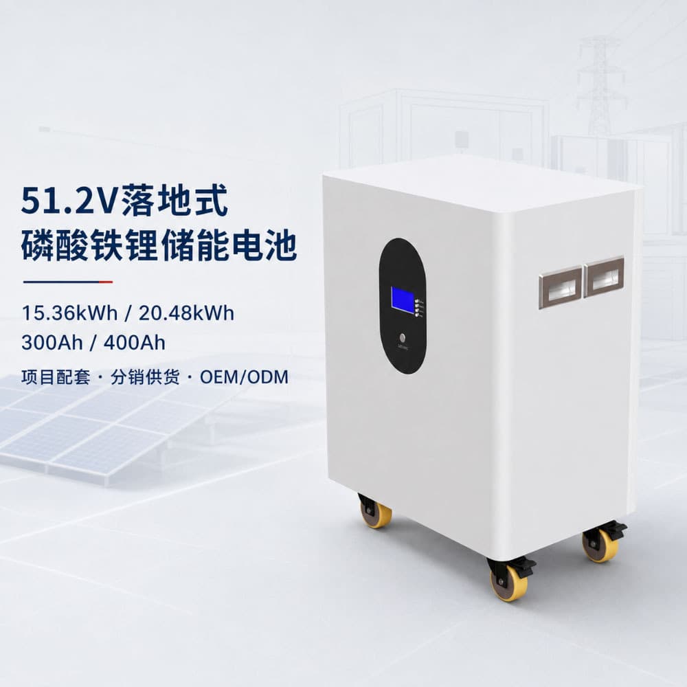 51.2V 300Ah Floor-Standing Home Energy Storage Lithium Battery 10kW 15kW LiFePO4 Battery Energy Storage System