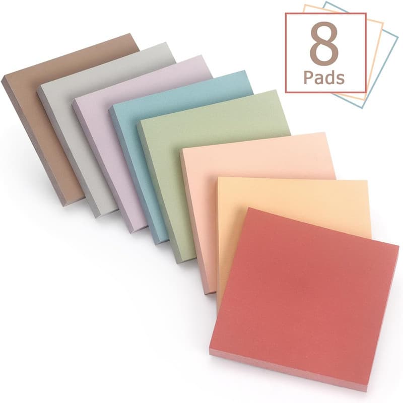 Amazon's best-selling retro Morandi color combination note pad 76*76 square sticky notes 82 pages/book