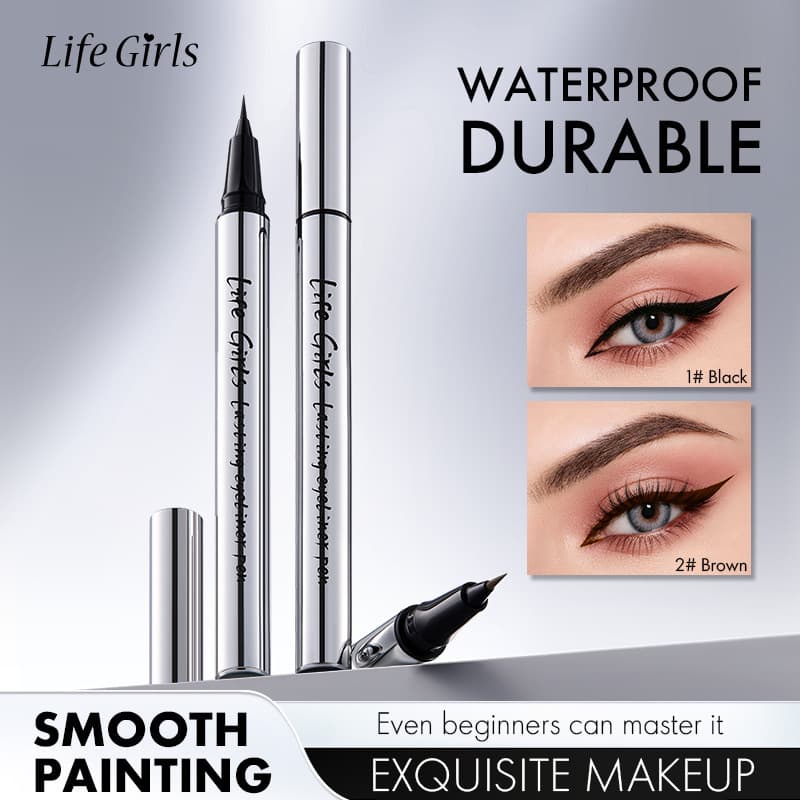 Life Girls Long-Lasting Eyeliner Pen Ultra-Fine Beginner-Friendly Smudge-Proof Liquid Eyeliner Cross-Border Supply