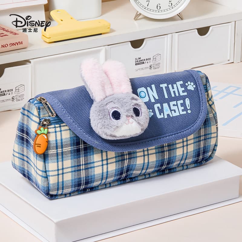 Stationery Box for Girls Disney Judy Pencil Case for Primary School Students 2026 New Model Essential Supplies for School Entry Pencil Bag Pencil Box