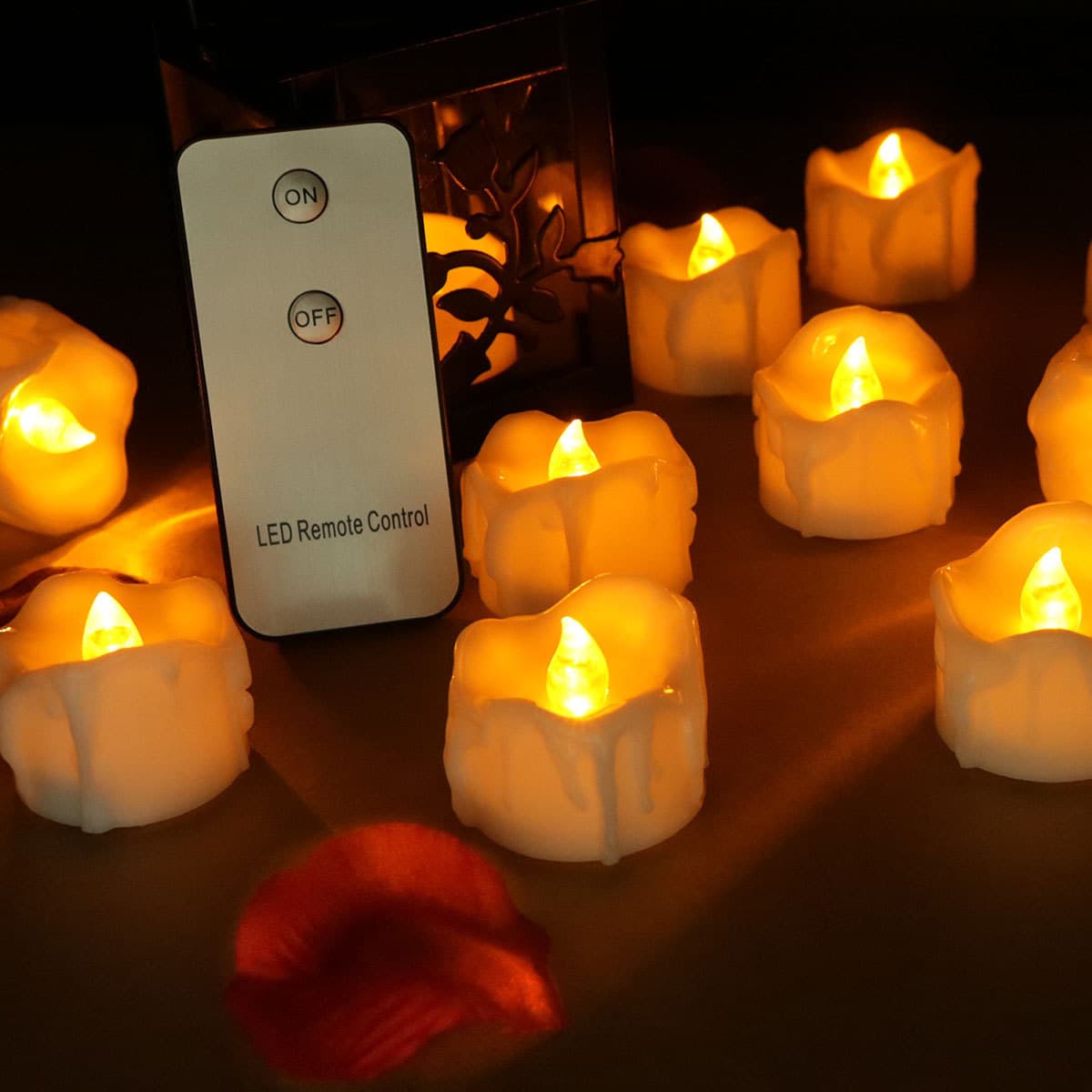 Electronic Candle for Birthday, Proposal, Atmosphere, Flickering, Christmas, Halloween Decoration, Remote Control Candle