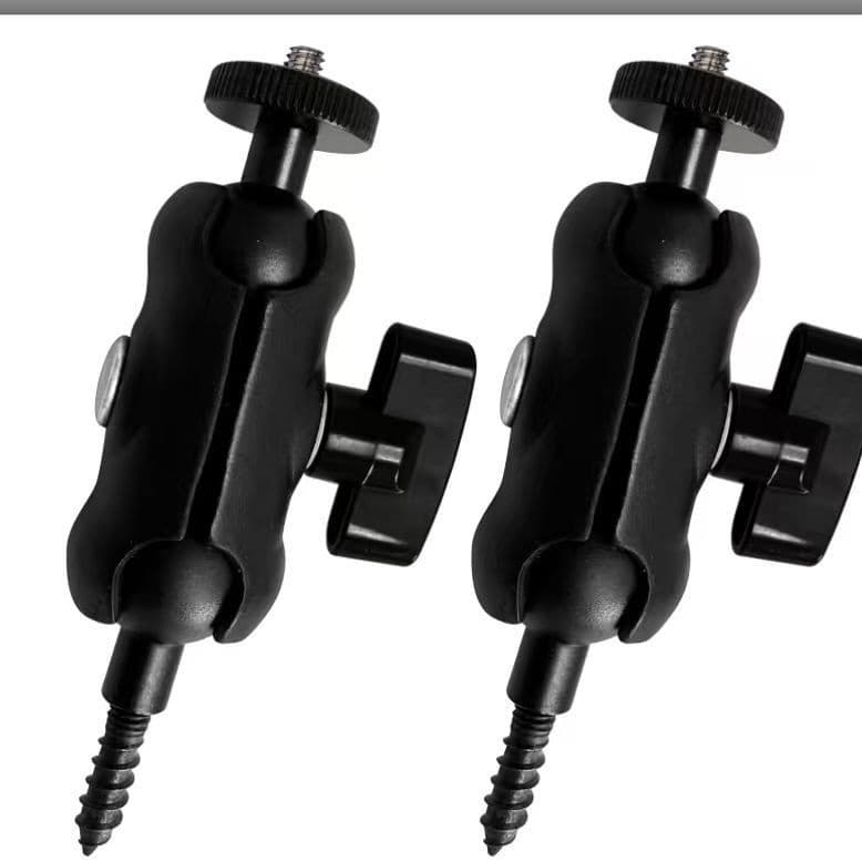 Outdoor Camera Mount Bracket Tripod Accessory Replacement Head Adapter Live Streaming Stand Ball Head Phone Clip 360 Degree