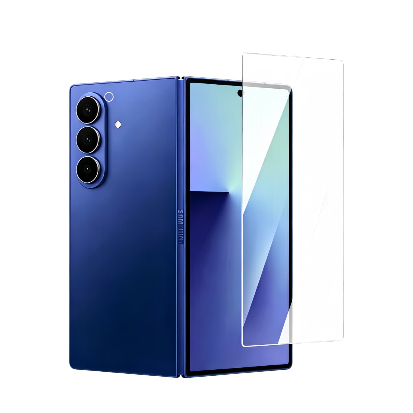 Compatible with Samsung Z Fold7/6 Full Adhesive W25 Outer Screen W26 Full Transparent Fold8 Ultra Phone W24 Tempered Glass Film