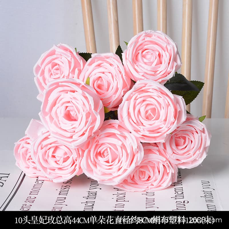 Pink artificial flowers for wedding venue decoration, faux flower backdrop wall decor, ceiling hanging flowers, aisle guide flower arrangements, silk flowers