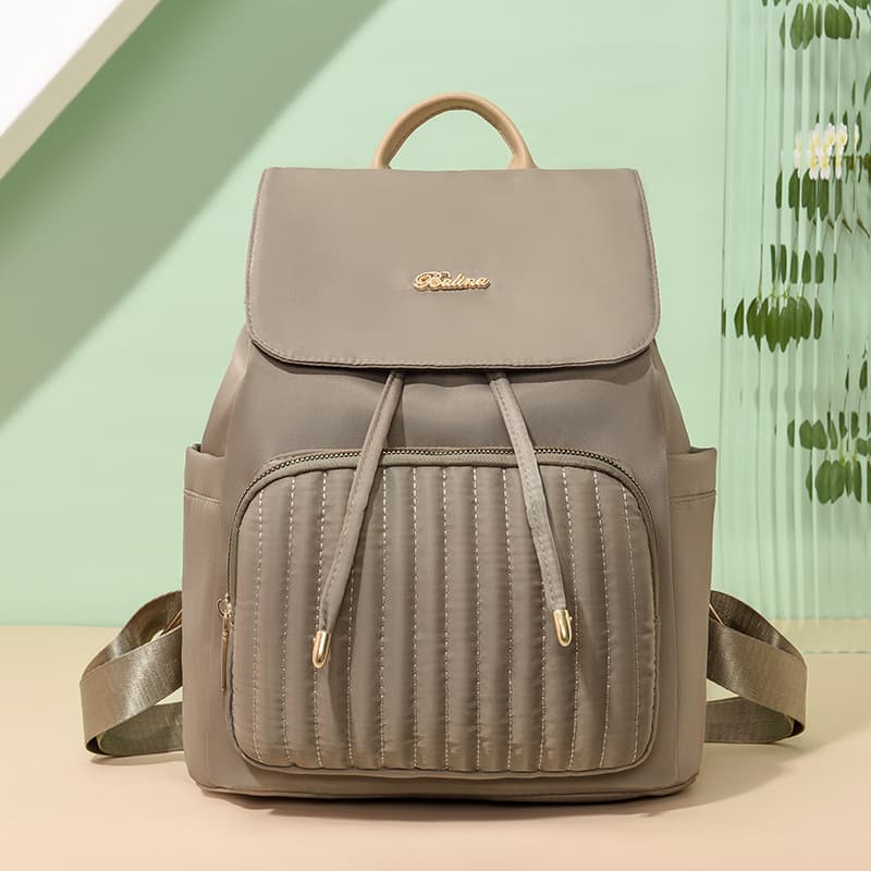 New Cross-Border Women's Multi-Functional Fashion Backpack, Large Capacity Double-Shoulder Backpack, Stroller Hanging Bag