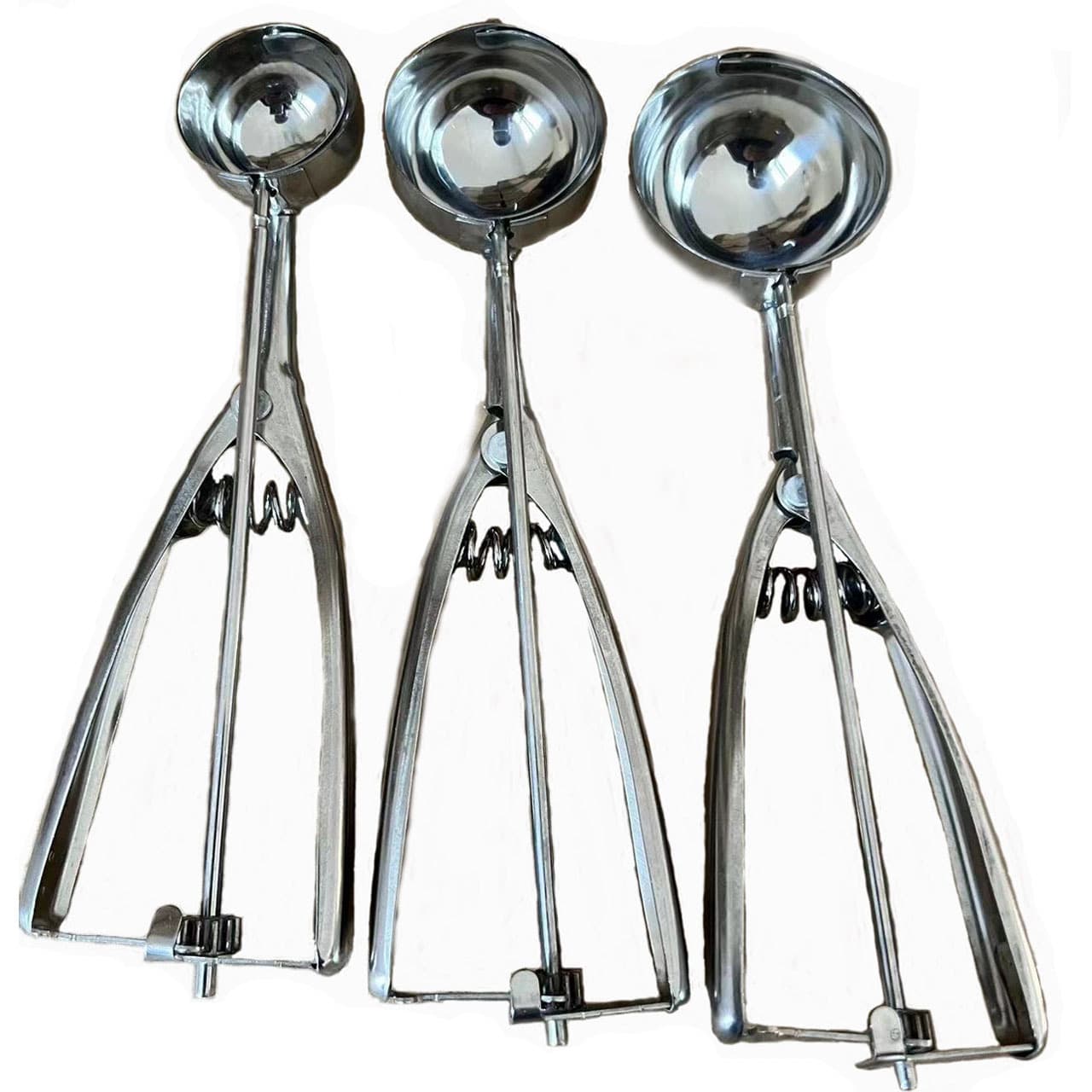 Stainless Steel Ice Cream Spoon Scoop Fruit Ball Digger Dessert Utensil Kitchen Daily Use Cutlery