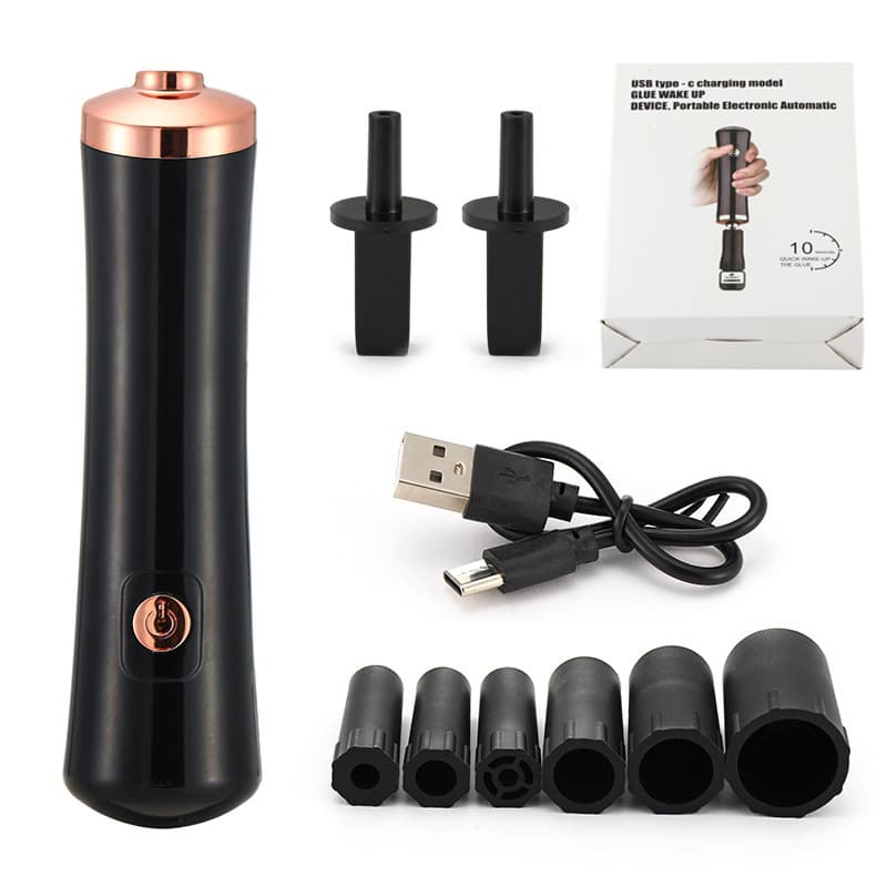 Eyelashes rechargeable glue awakening device USB glue shaker eyelash grafting tool glue shake evenly eyelash grafting tool