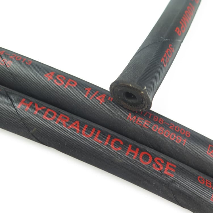 YATAI 19*4 Wire Braid Hydraulic Hose EN 856 4SP Rubber Hose High-Pressure Oil Hose