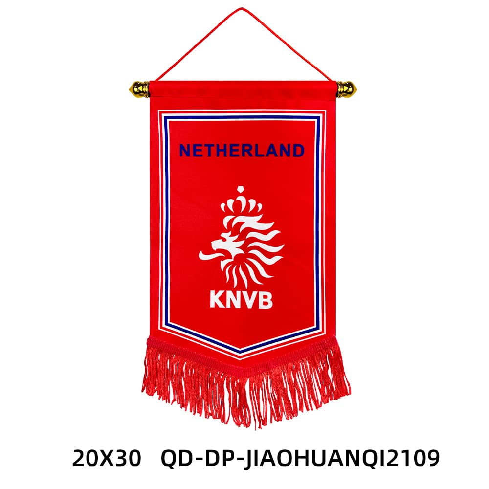 Club World Cup Football Team Exchange Flag, Mobile Red Flag, Club Team Flag, Small Pennant, Award Flag, World Cup Fan Supplies