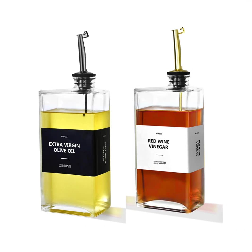 Direct Cross-Border Amazon New Product Auto-Open/Close Pourer, Kitchen Olive Oil Dispenser with Controllable Nozzle