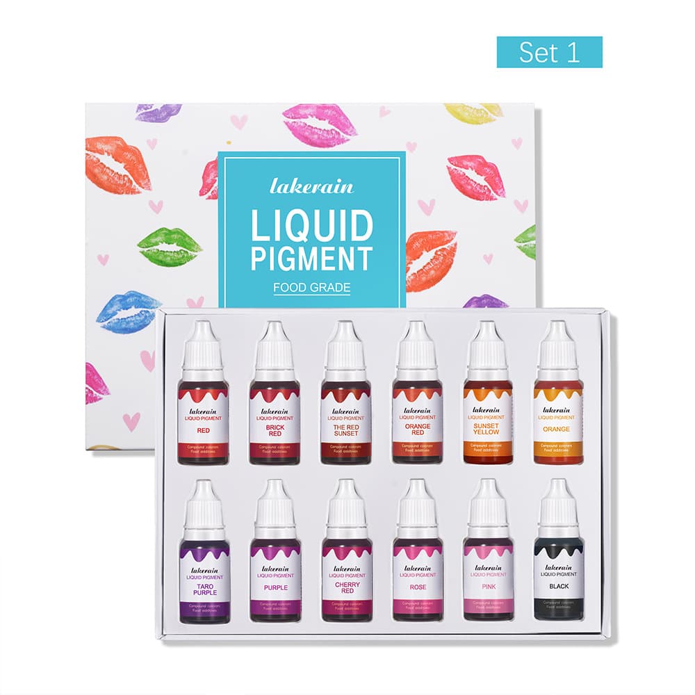 DIY Lipstick Pigment, Plant-Based Natural Colorant for Cake Soap Edible Coloring Agent Set Wholesale
