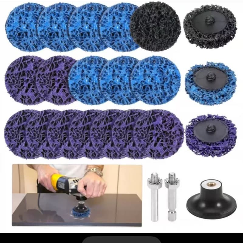 2-inch 50 3-inch 75 black diamond torque grinding disc spiral rotary lock spiral buckle sanding cloth grinding pad diamond grinding pad