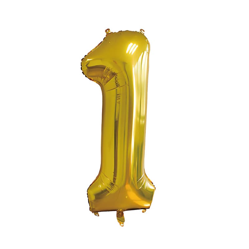32-inch Number Balloon Mylar Balloon for Wedding, Bridal Room Decoration, Birthday Party and Celebration Foil Balloon