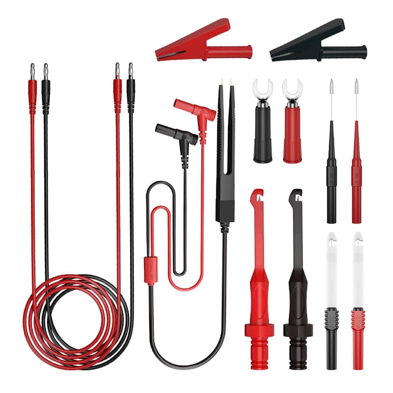 Multimeter Test Leads Universal Digital Meter High Voltage Large Current Freeze-Resistant Test Probes Non-Destructive Piercing Needles
