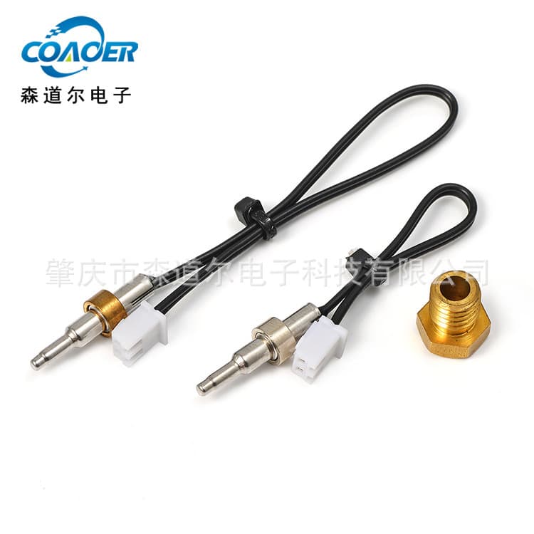 Bullet-shaped Temperature Sensor, Smart Home Thermistor Temperature Probe, NTC 100K3950 Accuracy 1%