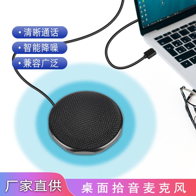 Omnidirectional Microphone for Karaoke, Singing, Gaming, Recording, Wired Conference Mini USB Computer Condenser Live Streaming Mic