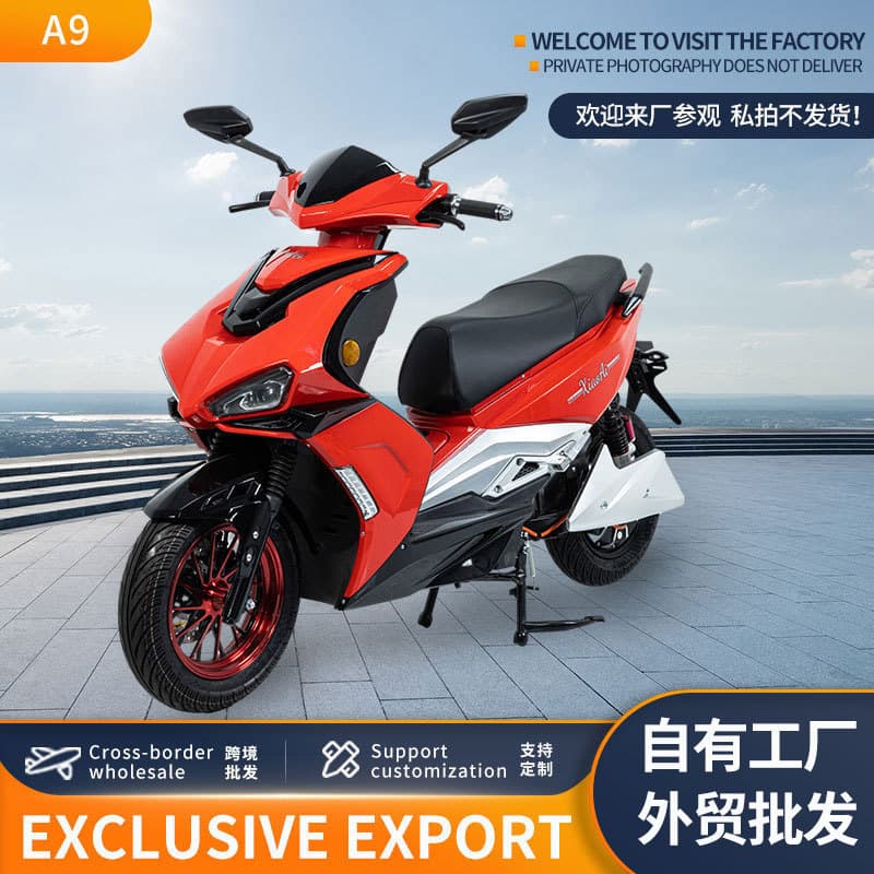 Cross-border Foreign Trade Pedal Electric Scooter Electric Motorcycle A9 Electric Scooter Export Complete Vehicle Wholesale Europe and America