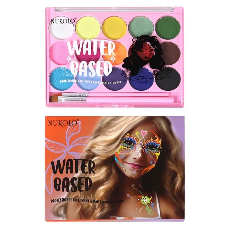 New 15-Color Kids Face Paint Water-Soluble Face Painting Pigment for Children's Day Halloween Face Paint