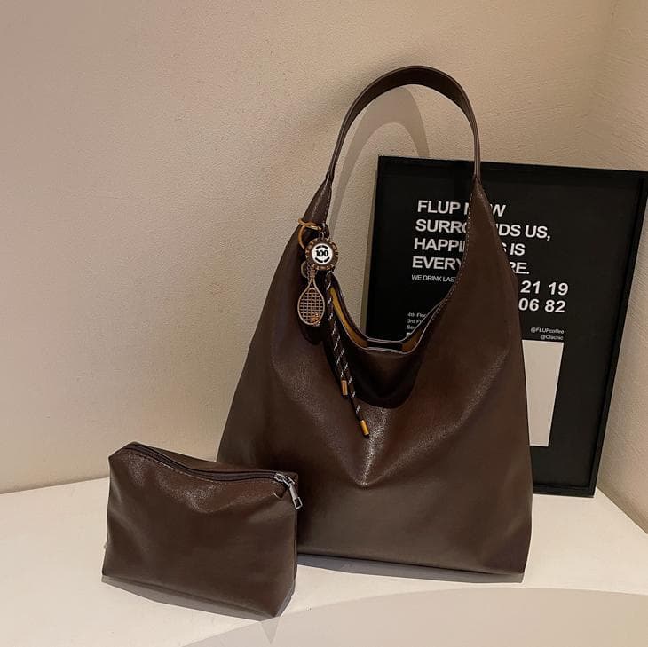 Women's Underarm Bag 2024 Fall/Winter New Simple Casual Versatile Shoulder Bag Premium Retro Large Capacity Tote Bag