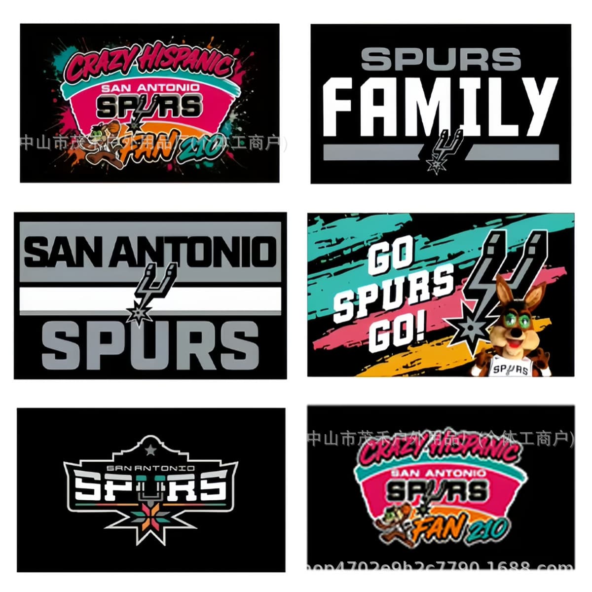 Spurs flag San Antonio Spurs decorative flag support banner 100D polyester custom made