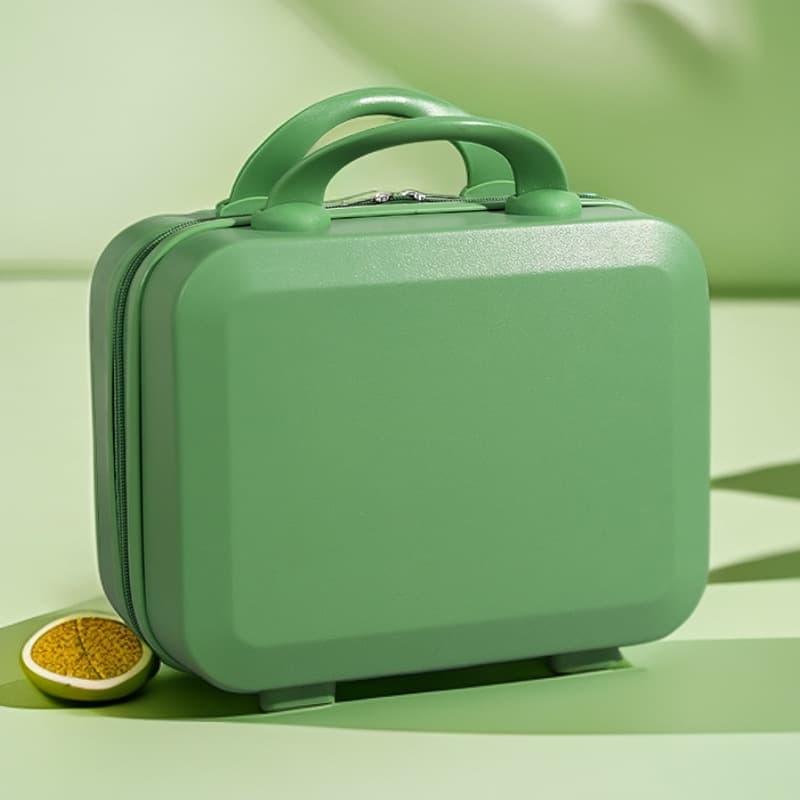 Custom Logo Small Cosmetic Case Mini 14-inch Luggage Hand Carry Case Storage Bag Portable Travel Password Suitcase