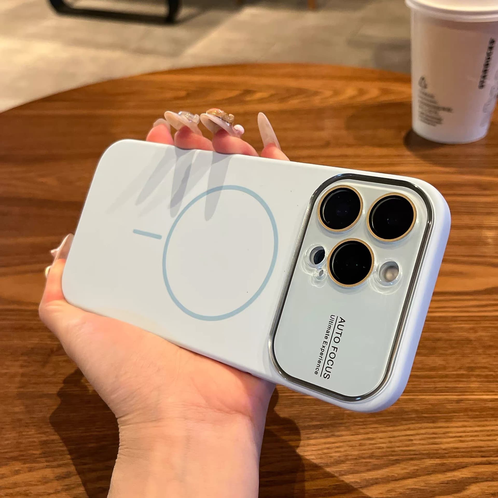Magsafe Magnetic Suction Is Suitable for iPhone 17 Pro Max Large Window Phone Case Liquid Silicone AI Integrated Button