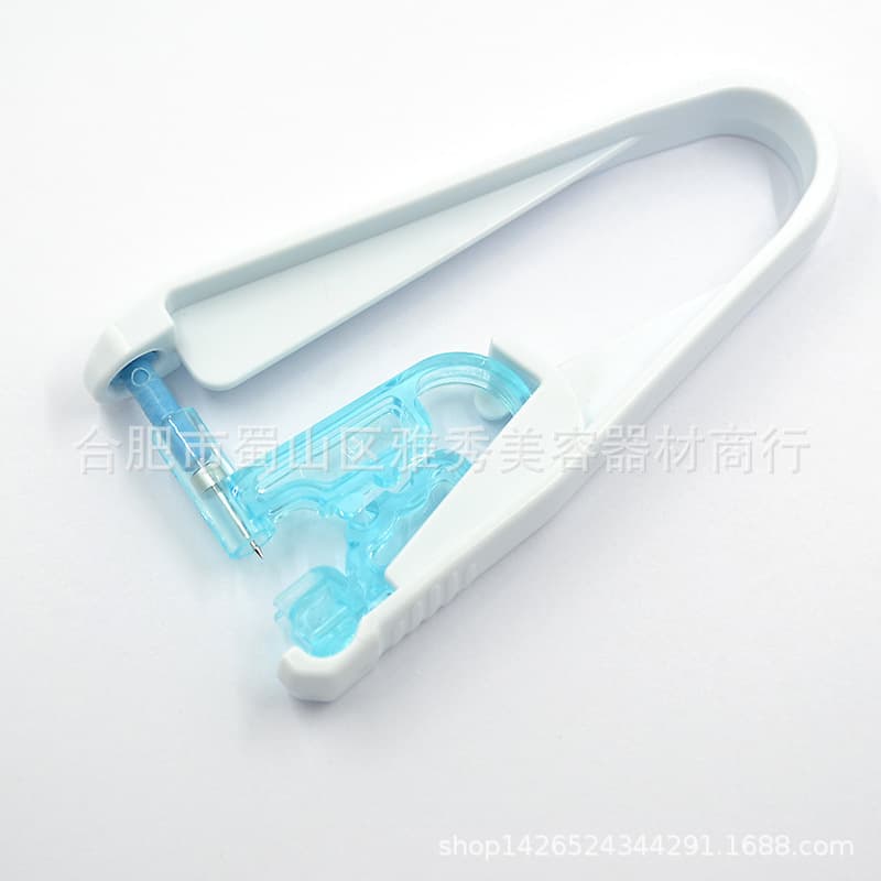 Disposable Ear Piercing Gun Helper Manual Ear Piercing Tool Disposable Ear Piercing Gun Ear Piercer