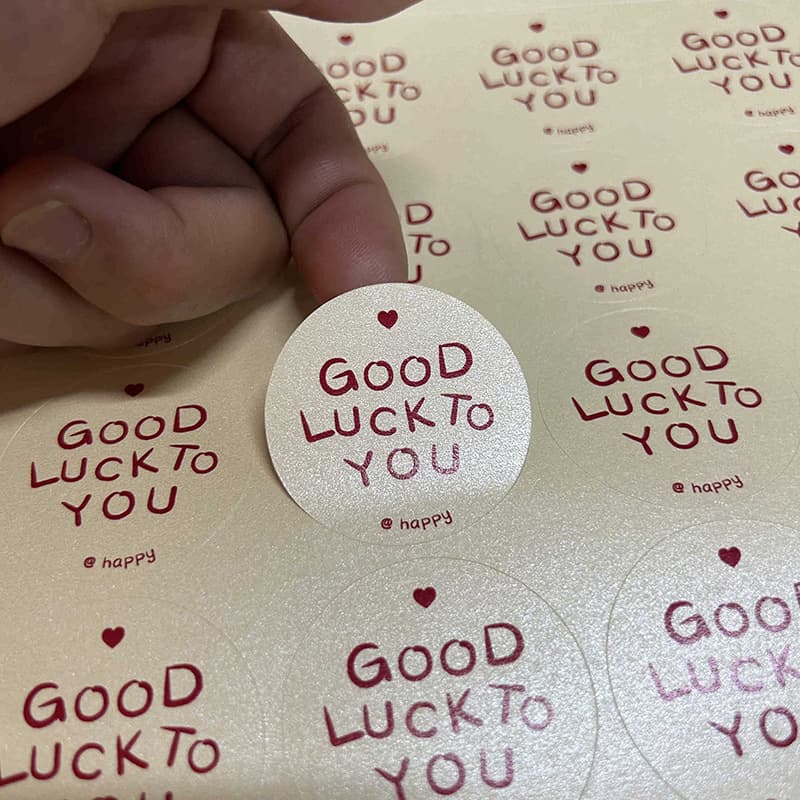 Airplane Box Mid-Autumn Happy Gift Box Packaging Goodluck Bow Sealing Sticker Universal Adhesive Sticker