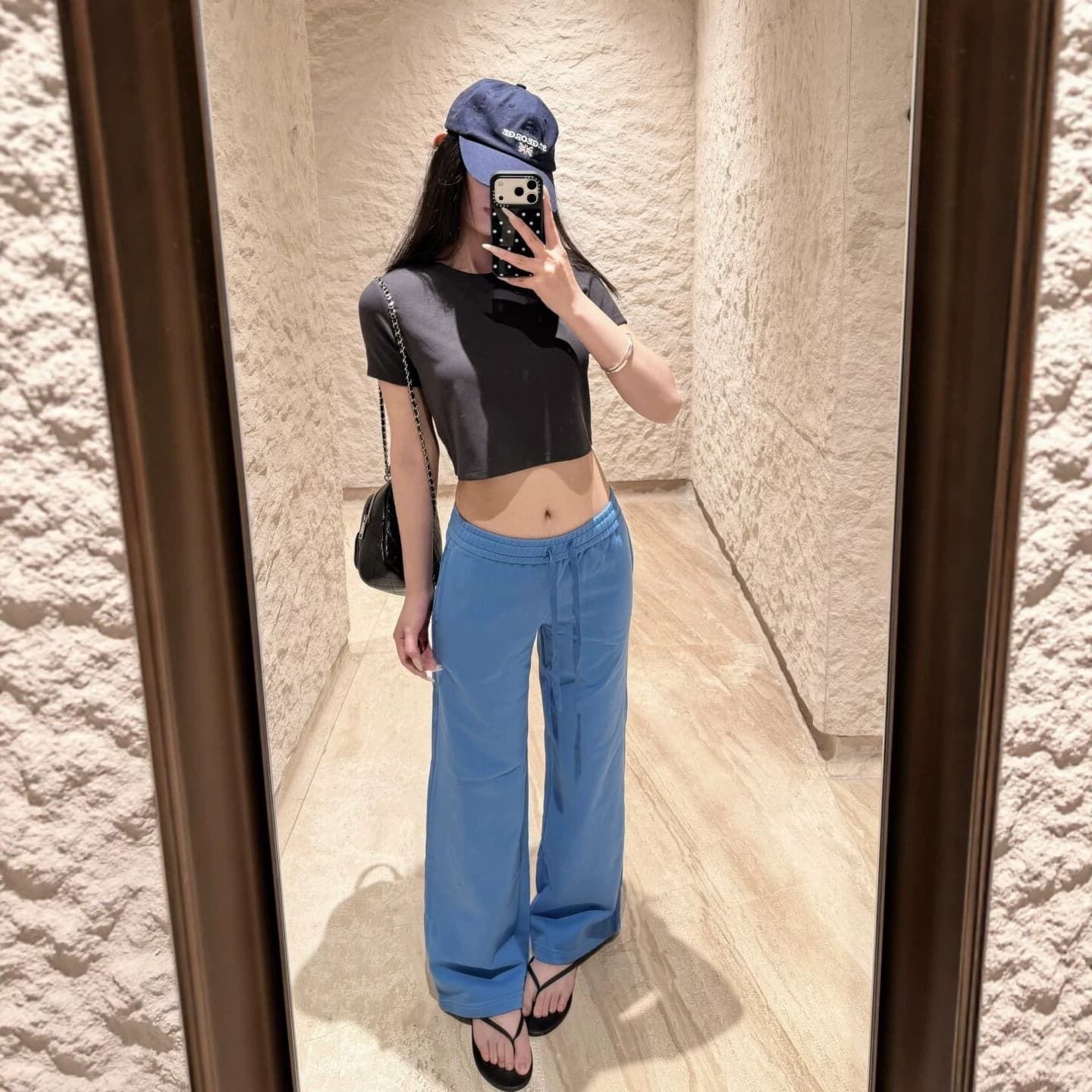 Low-rise straight wide-leg loose sweatpants sweatpants