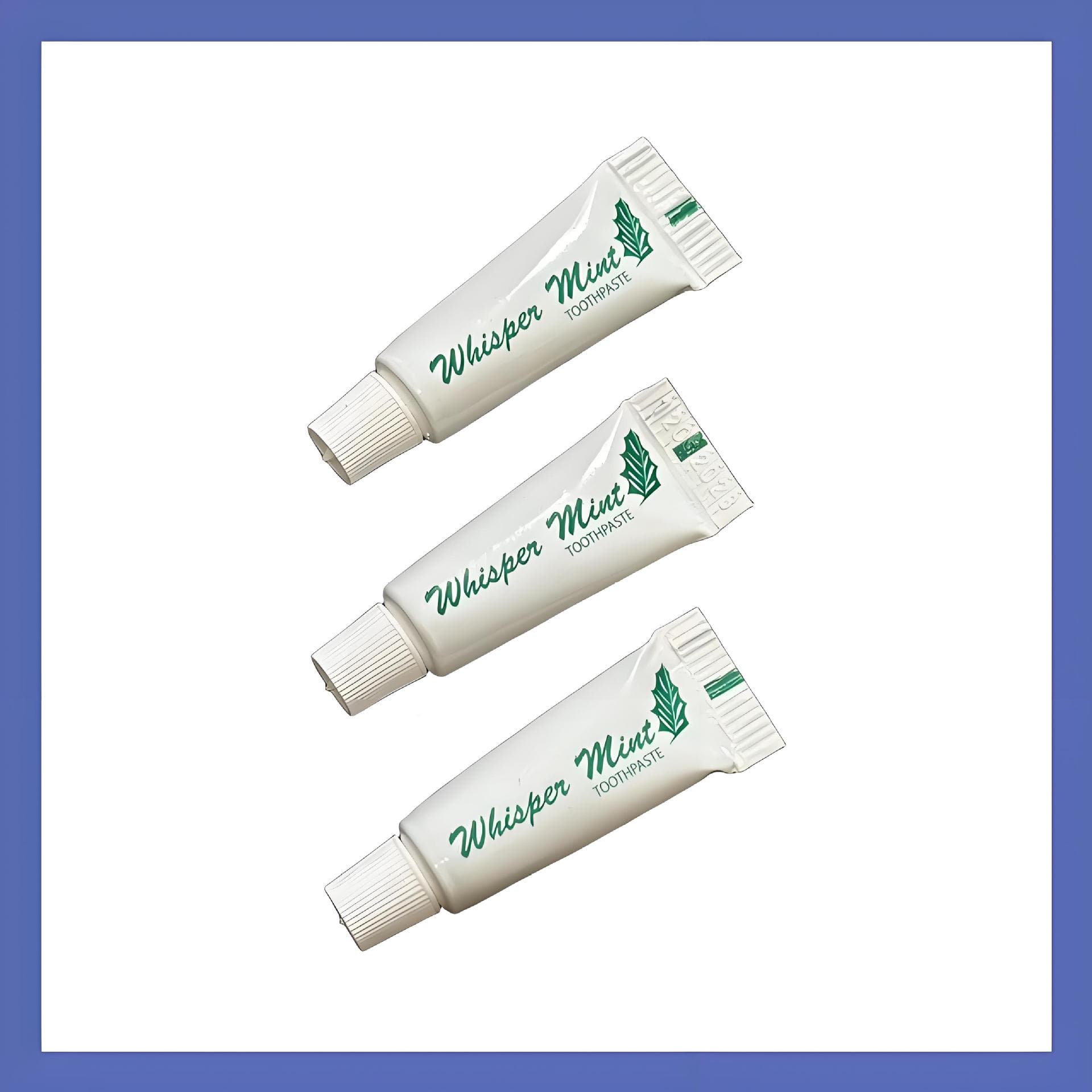 5g Export Toothpaste, Single-Use Travel-Sized English Version for Hotels and Tourism, WhisperMin