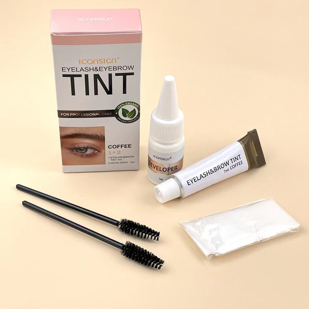 ICONSIGN Eyebrow Dye Kit Waterproof Quick-Dry Cross-border Beauty Semi-permanent Eyebrow Gel Wholesale